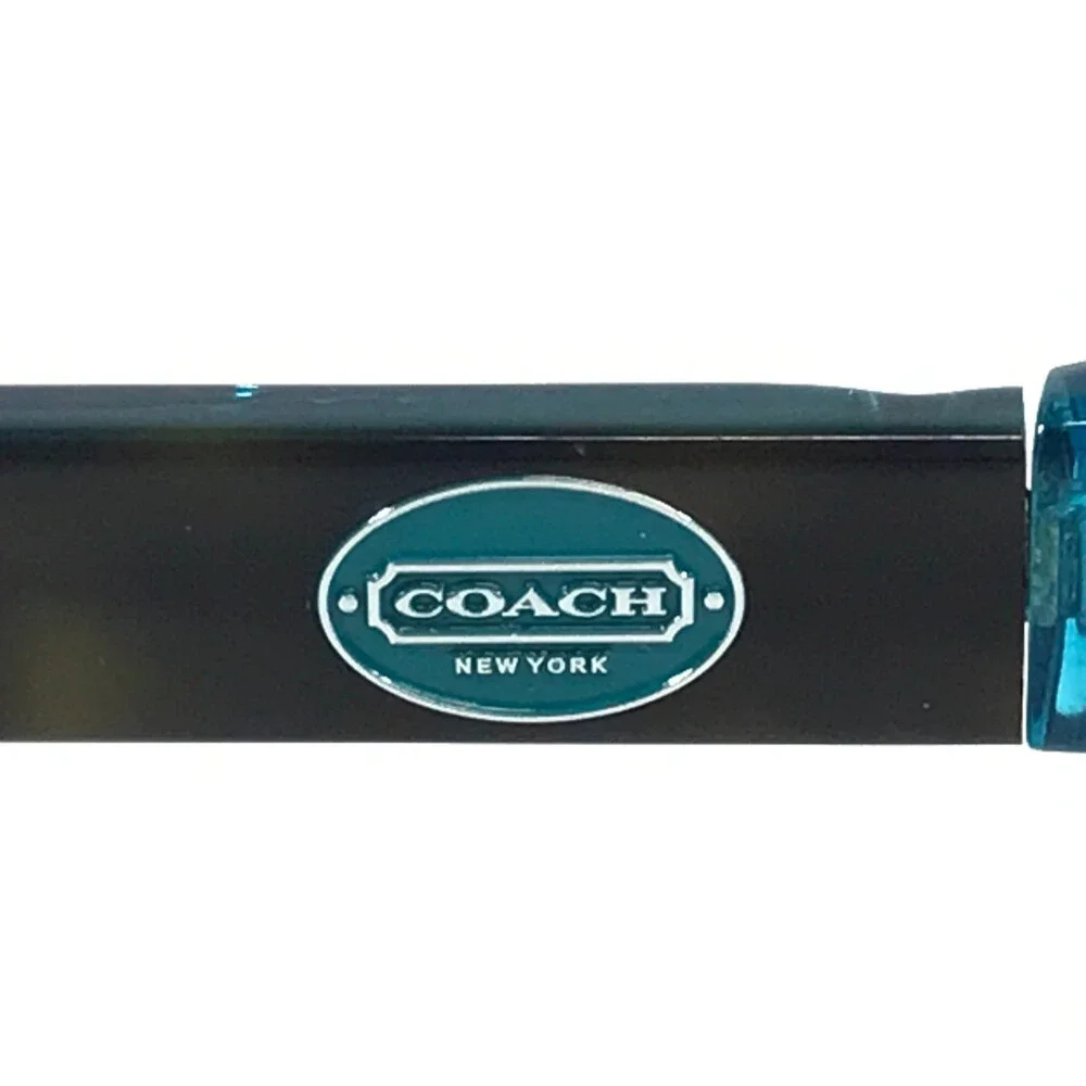 Coach Eyeglasses Frames HC6040 Brooklyn 5116 Dark Tortoise/Teal Blue 52-16-135